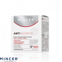 MINCER PHARMA ANTI REDNESS N° 1201 - Dnevna krema za hidrataciju protiv mrežnih vena 50ml
